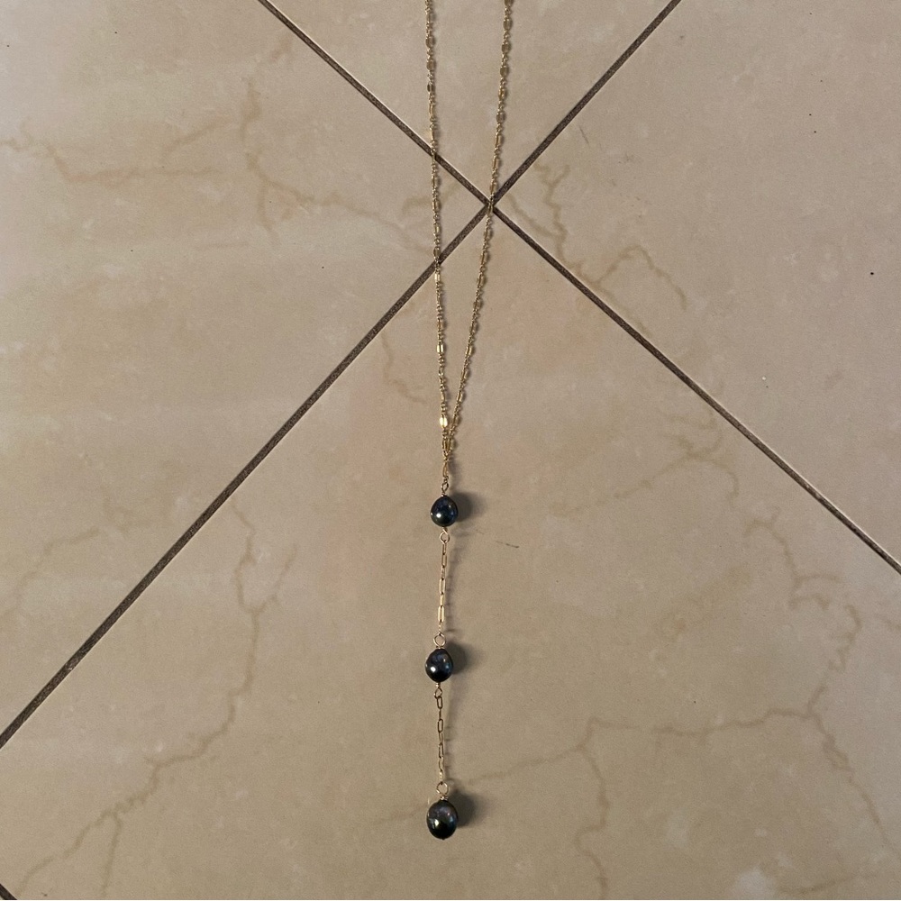 Triple Tahitian Pearl Necklace